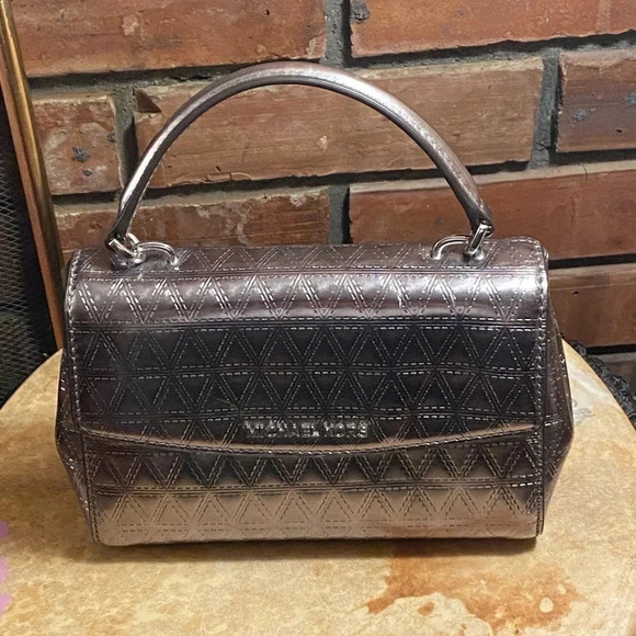 Michael Kors Top Handle Mini Leather Satchel - Picture 8 of 15